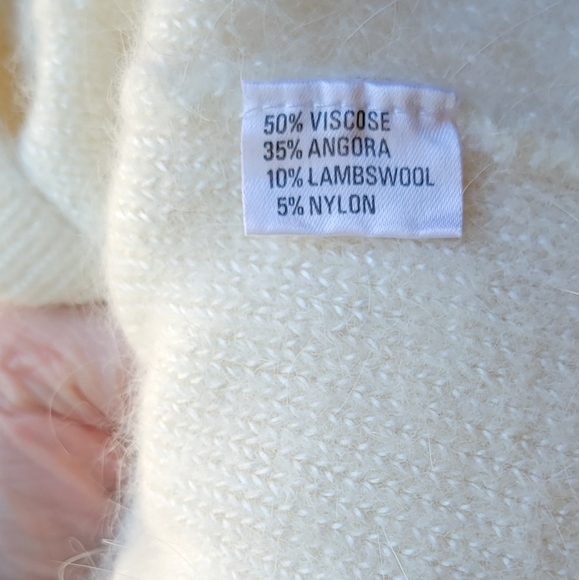 SOLDVintage Angora Lambswool Sweater - Picture 3 of 8